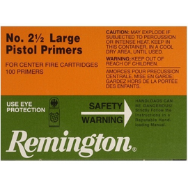 Remington No. 2 1/2 Large Pistol Primers x1000