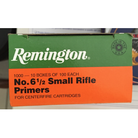 Remington No. 6 1/2 Small Rifle Primers Federal No. 100 Small Pistol Primers x1000