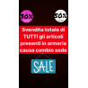 SVENDITA TOTALE DI TUTTI GLI ARTICOLI PRESENTI IN ARMERIA CAUSA CAMBIO SEDE